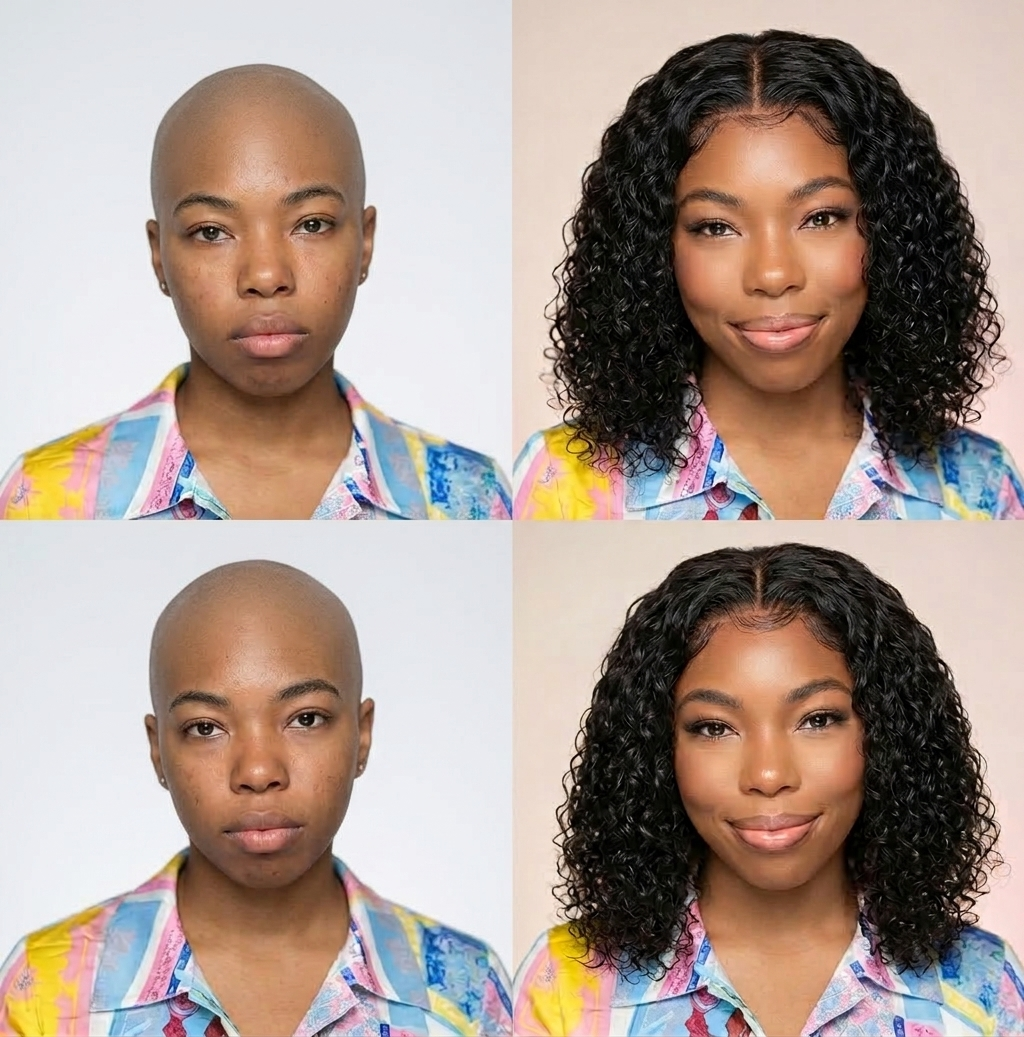 LuxeCurl™ Glueless Natural Lace Wig